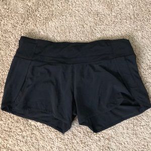 Black lulu lemon shorts
